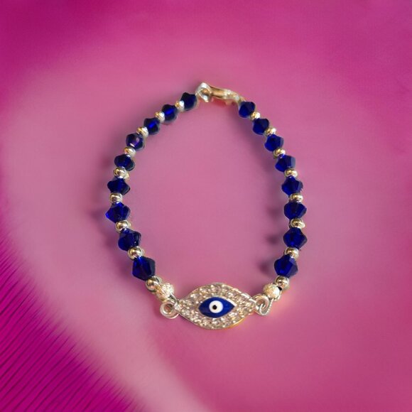 9 inches Evil eye Bracelet~ extra long - Picture 1 of 1